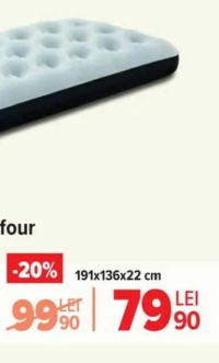 Carrefour Saltea gonflabilă 191x136x22 cm