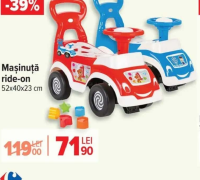 Mașinuță ride-on 52x40x23 cm