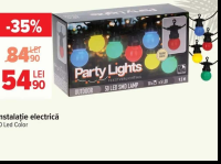 Party Lights Instalație electrică 10 Led Color