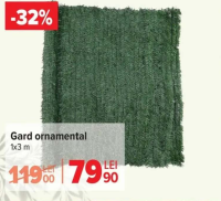 Gard ornamental 1x3 m