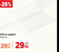 Grill cu suport 45x51 cm