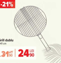 Grill dublu D41 cm