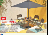 Carrefour Set mobilier Alanya