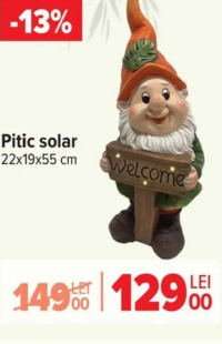 Magnesia Pitic solar 22x19x55 cm