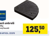 METRO PROFESSIONAL Bază umbrelă 30 kg