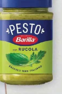BARILLA Sos pesto cu busuioc și rucola, 190 g