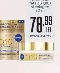 NIVEA Cremă de față cu Q10+ și colagen 50 ml