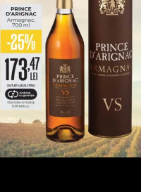 PRINCE D'ARIGNAC Armagnac 700 ml