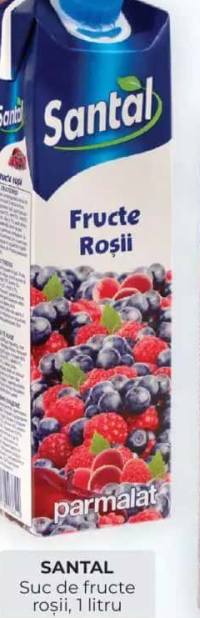 SANTAL Suc de fructe roșii, 1 litru