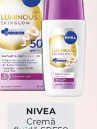 NIVEA Cremă fluidă SPF50 Luminous 40 ml