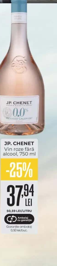 JP. CHENET Vin roze fără alcool 750 ml