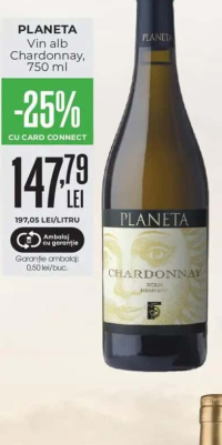 PLANETA Vin alb Chardonnay 750 ml