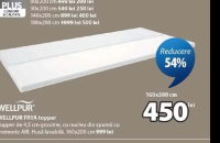 PLUS WELLPUR FRYA topper 90x200 cm