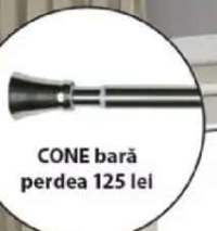 CONE bară perdea