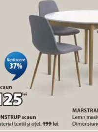 JONSTRUP scaun Material textil și oțel.