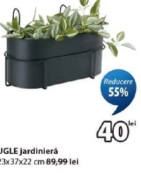 UGLE jardinieră 23x37x22 cm