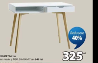 TAMHOLT birou 50x100x77 cm