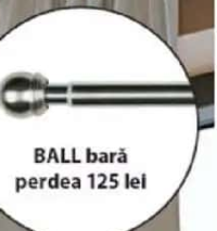 BALL bară perdea
