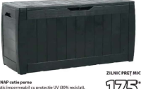 BISNAP cutie perne Plastic impermeabil cu protecție UV 117x58x45 cm