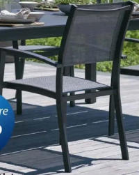 JUTLANDIA STRANDBY scaun stivuibil Aluminiu și textilină