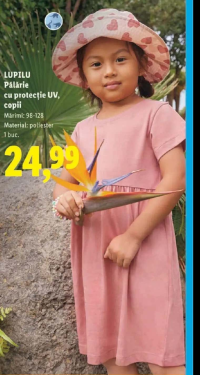 LUPILU Pălărie cu protecție UV, copii 1 buc.