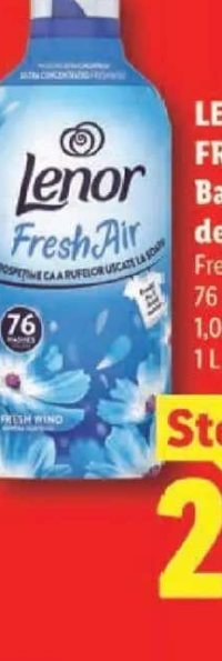 Lenor Fresh Air Balsam de rufe Fresh Wind 1.064 L 76 de spălări