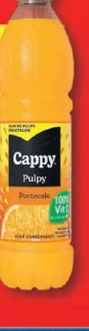 CAPPY PULPY Băutură răcoritoare portocale / grepfrut 1.5L