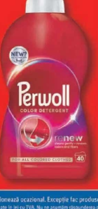 PERWOLL RENEW COLOR Detergent lichid 60 de spălări 3 L
