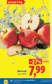 Mere roșii 2 kg