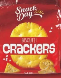 SNACK DAY Biscuiți Crackers cu sare 300 g