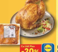 Pui grill condimentat per 100 g