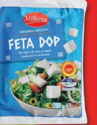 Milbona Brânză feta D.O.P. 200 g
