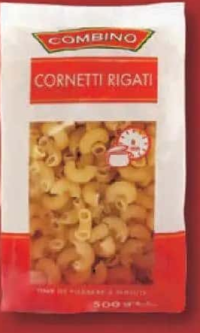 COMBINO Cornetti Rigati 500 g