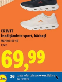 CRIVIT Încălțăminte sport, bărbați 1 per.