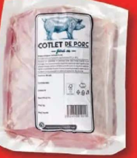 Cotlet de porc, fără os per 100 g