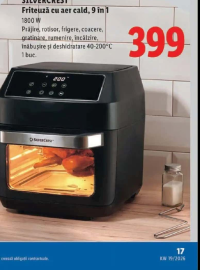 SILVERCREST Friteuză cu aer cald, 9 în 1 1800 W