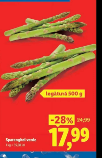 Sparanghel verde legătură 500 g