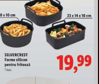 SILVERCREST Forme silicon pentru friteuză 1 buc.