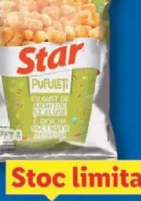 STAR Pufuleți cu gust de arahide și alune 80 g