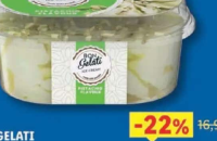 BON GELATI Înghețată cu gust de banane / fistic / nuci Pecan 900 ml
