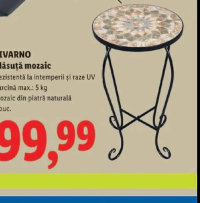 LIVARNO Măsuță mozaic 35 x 58 cm