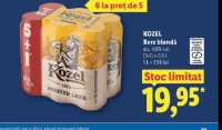 Kozel Bere blondă (5+1) x 0,5 L