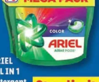 Ariel All in 1 Detergent de rufe, capsule Color 76 buc