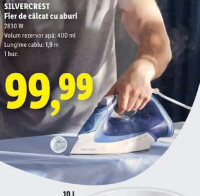 SILVERCREST Fier de călcat cu aburi 400ml 1buc.