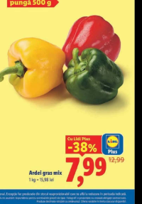 Ardei gras mix 500 g