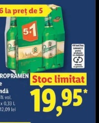 Staropramen Bere blondă (5+1) x 0,33 L