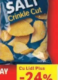 SNACK DAY Chipsuri ondulate diverse sortimente 150 g