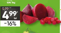 Sfeclă roșie fiartă 500g