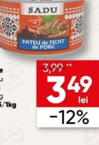 Sadu Pate de ficat de porc 200g