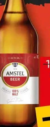 Bere Amstel premium pilsner 1L